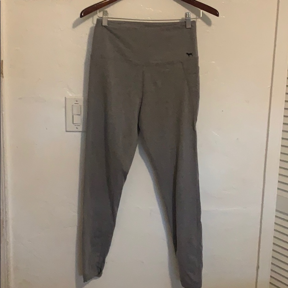 Pink Victoria’s Secret  gray leggings